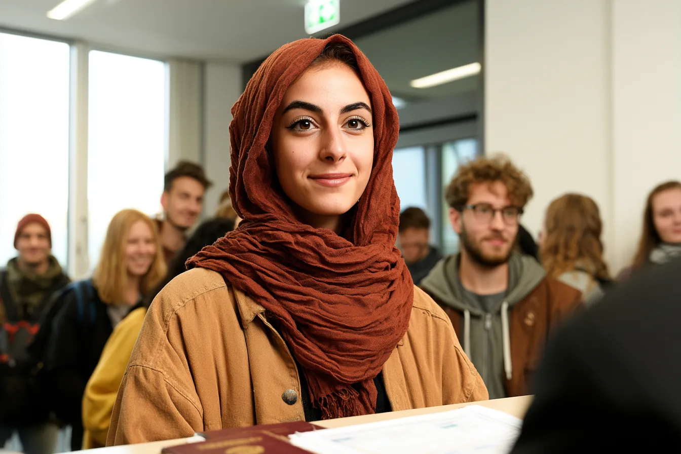 Internationale Studierende vor deutscher Uni – Als Ausländer in Deutschland Medizin studieren