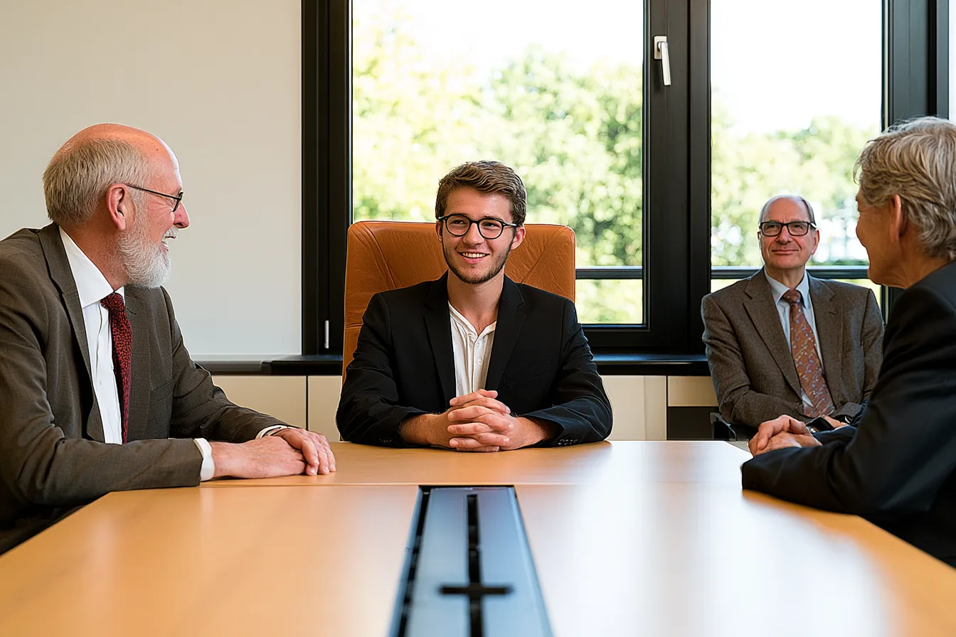 Bewerberin im Auswahlgespräch – Auswahlgespräche im Bewerbungsverfahren