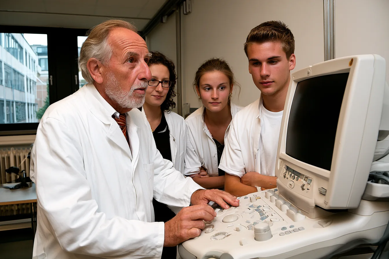 Klinischer Unterricht am Ultraschallgerät – Frauenheilkunde, Geburtshilfe im Medizinstudium