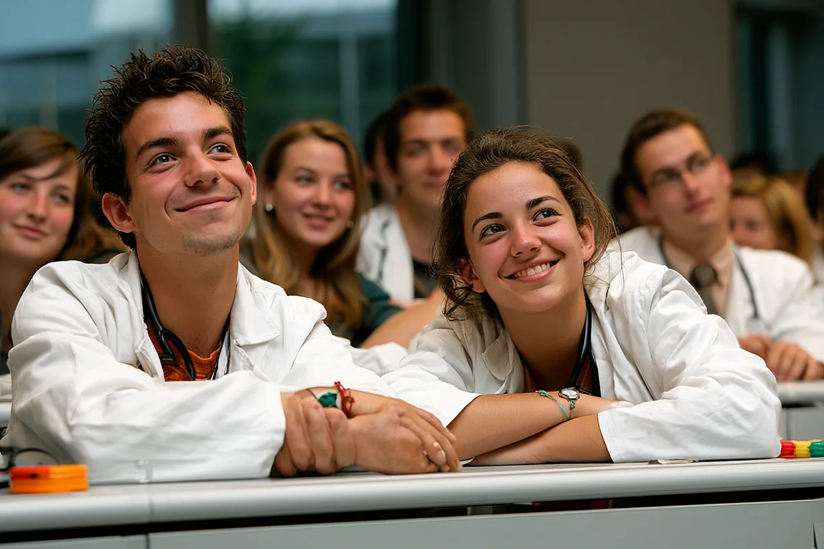 Studierende in Seminardiskussion – Medizinische Psychologie und Soziologie im Medizinstudium