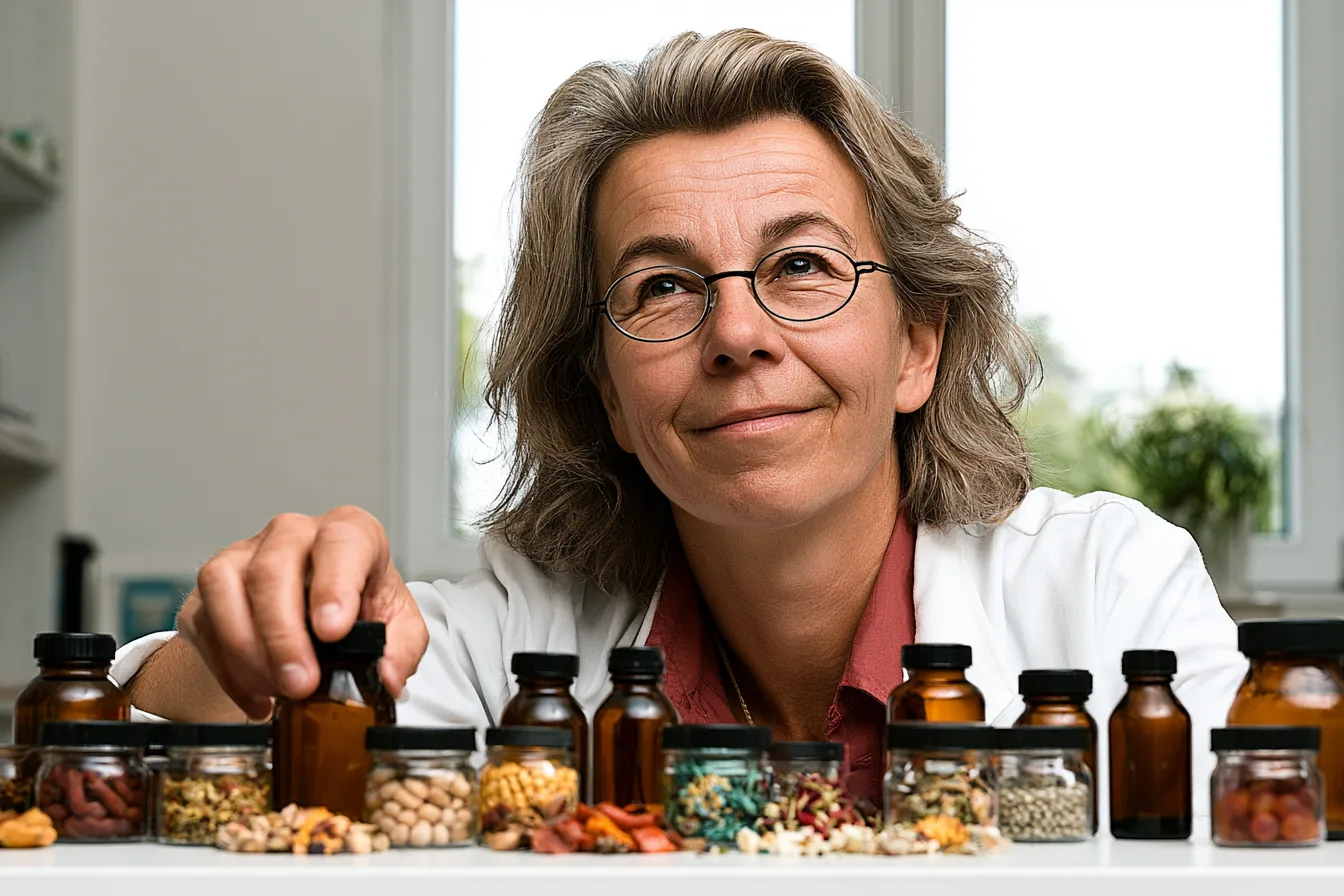 Naturheilkundler mit pflanzlichen Mitteln – Naturheilkunde als Alternative zum Medizinstudium