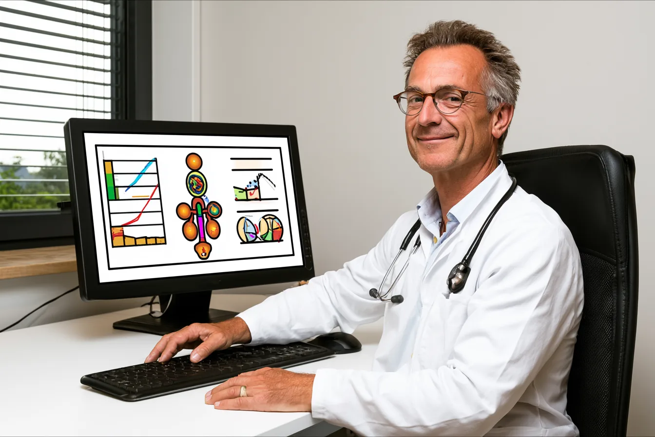 Medizinstudierende beim Physik-Praktikum – Rehabilitation, Physikalische Medizin, Naturheilverfahren im Medizinstudium