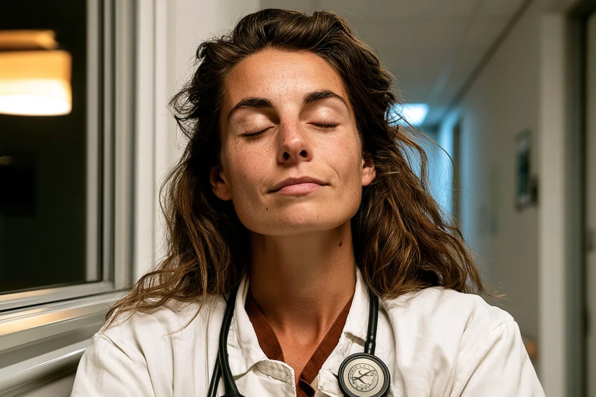 Müder Arzt im Nachtdienst – Schichtdienst, Überstunden, Stress: Wie anstrengend ist der Arztberuf?