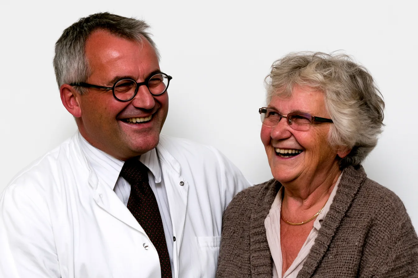 Geriater im Gespräch mit älterer Patientin – Was macht ein Geriater?