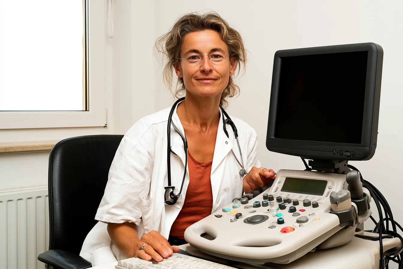 Perinatalmediziner beim Ultraschall einer Schwangeren – Was macht ein Perinatalmediziner?