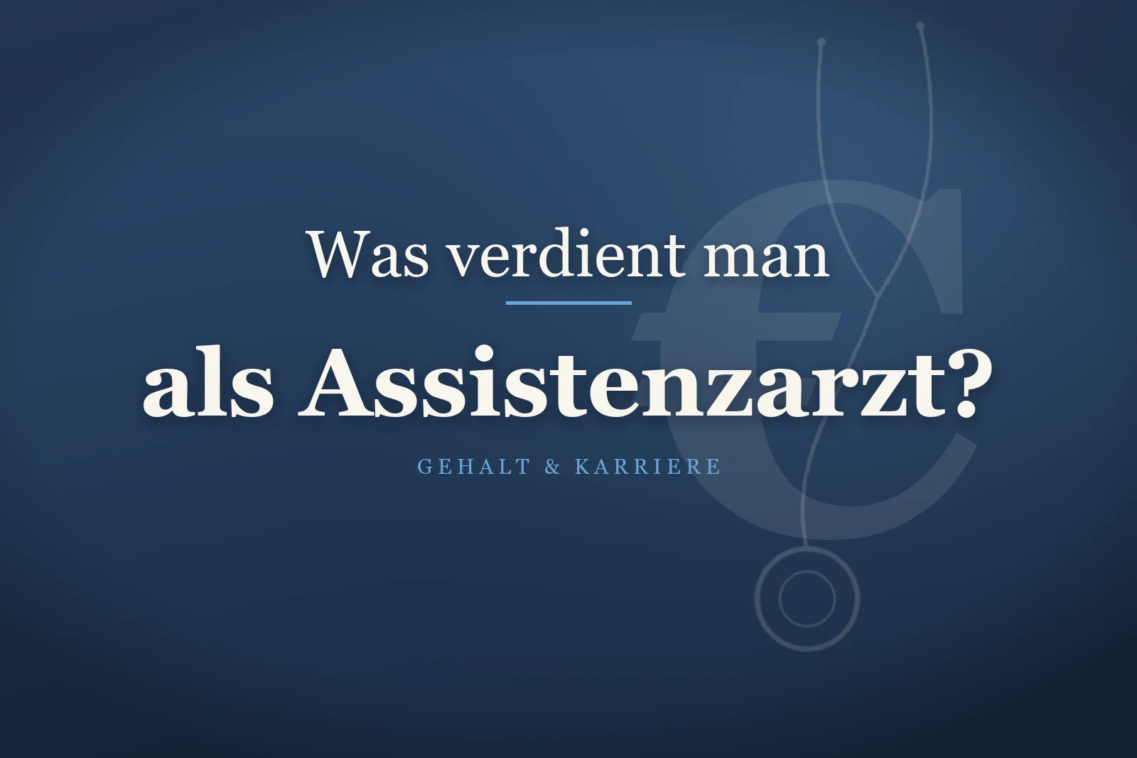 Assistenzarzt bei der Visite auf der Station – Gehalt als Assistenzarzt