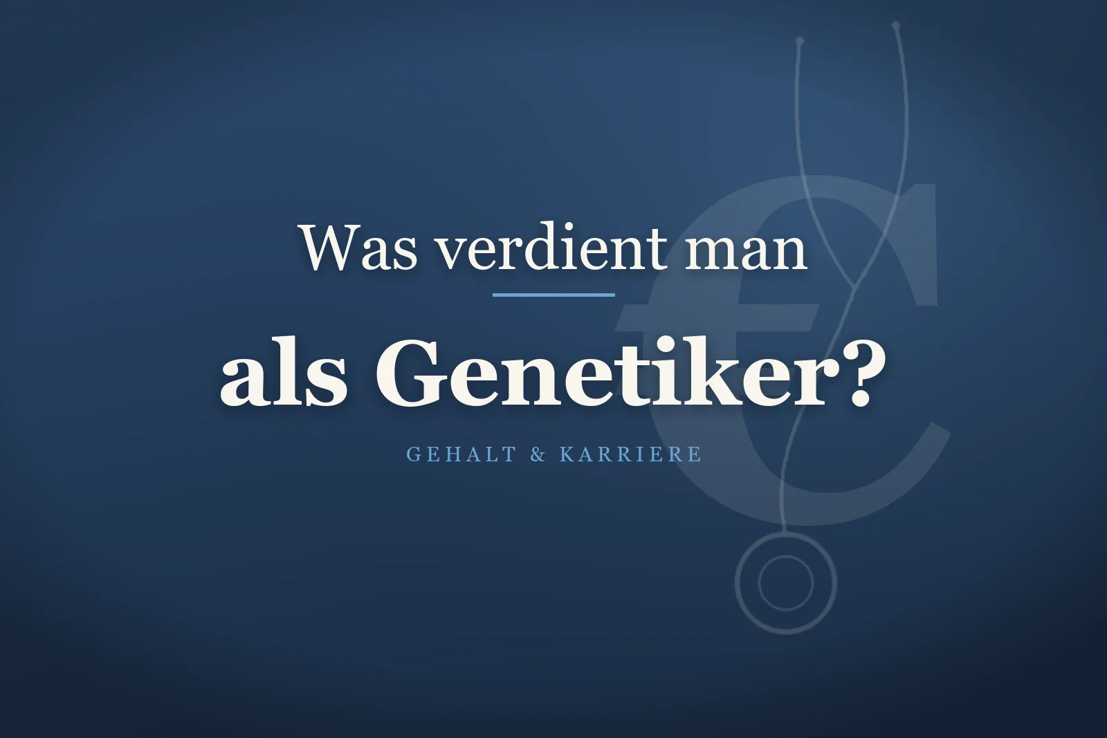 Genetiker analysiert DNA-Daten im Labor – Gehalt als Genetiker