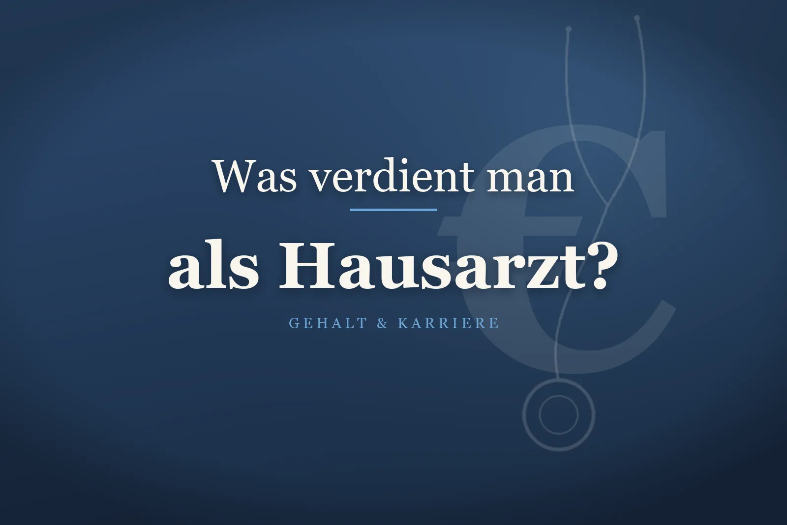 Hausarzt im Patientengespräch in heller Praxis – Gehalt als Hausarzt