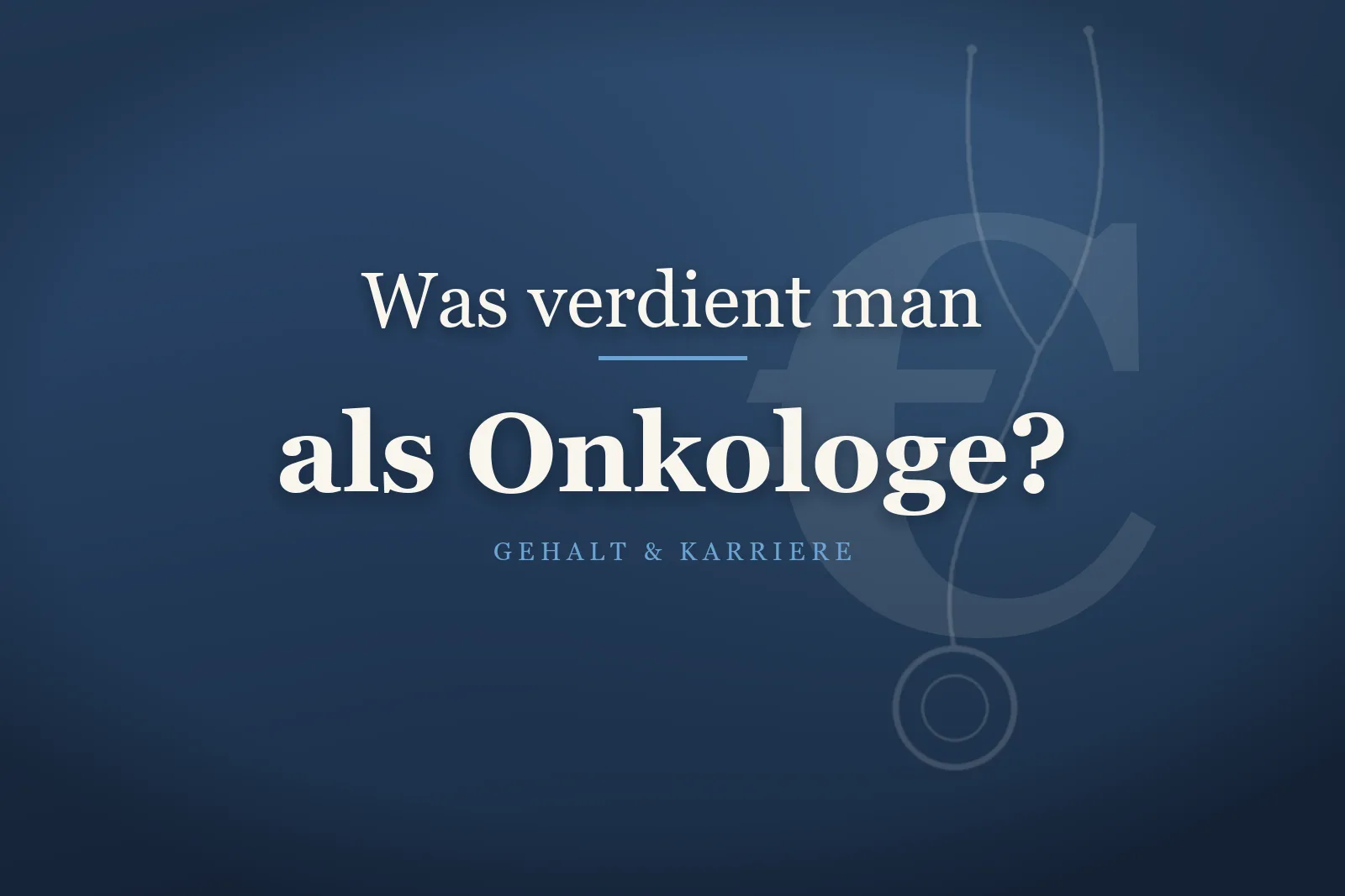 Onkologe im einfühlsamen Patientengespräch – Gehalt als Onkologe
