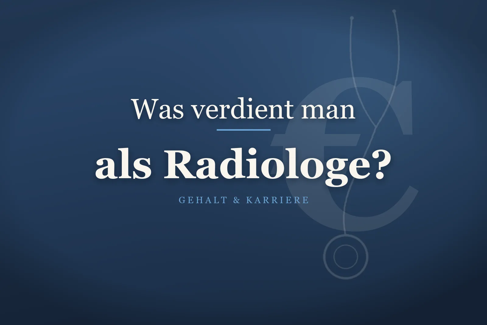 Radiologe befundet MRT-Bilder am Monitor – Gehalt als Radiologe