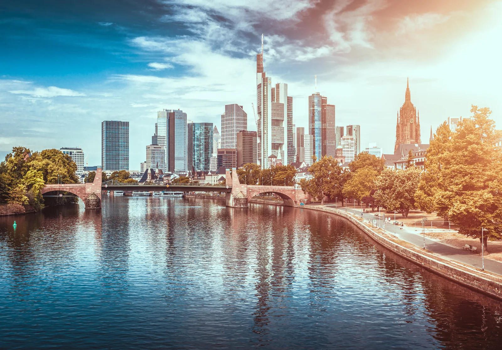 Stadtansicht von Frankfurt – Medizinstudium in Frankfurt