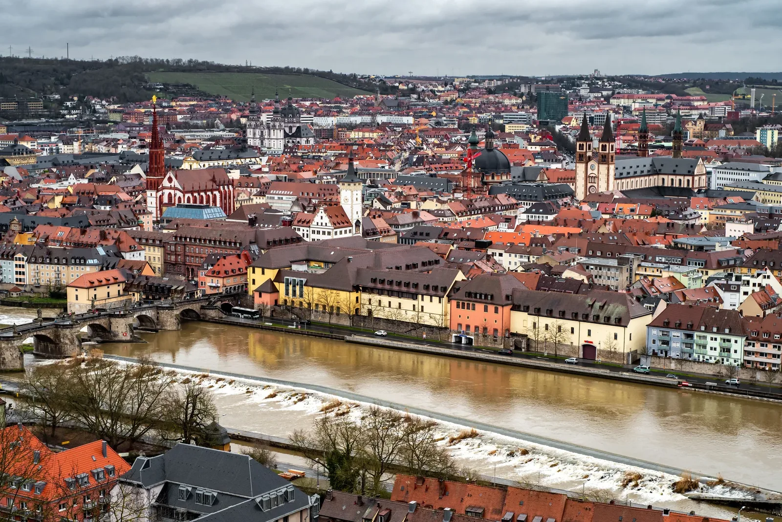 Stadtansicht von Würzburg – Medizinstudium in Würzburg