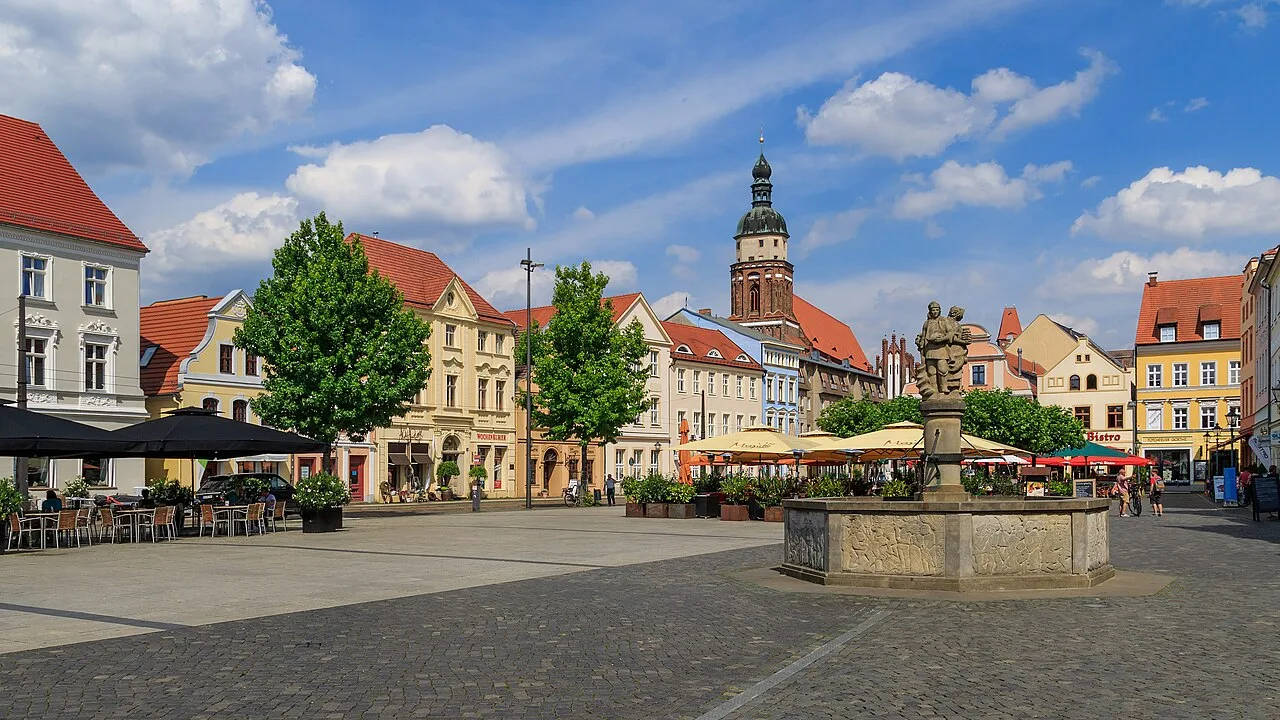 Altmarkt in Cottbus – Medizinstudium an der Medizinischen Universität Lausitz – Carl Thiem
